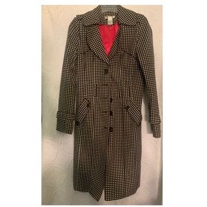 Vertigo Paris polka dot trench coat